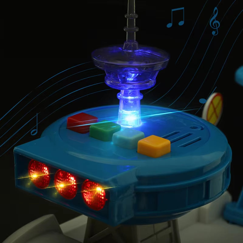 Kids Toys Ship Simulation Track Inertia Boat Diecasts & Toy Vehicles Music Story Light Toy Ship Model Toy Car Parking Boys Toys
