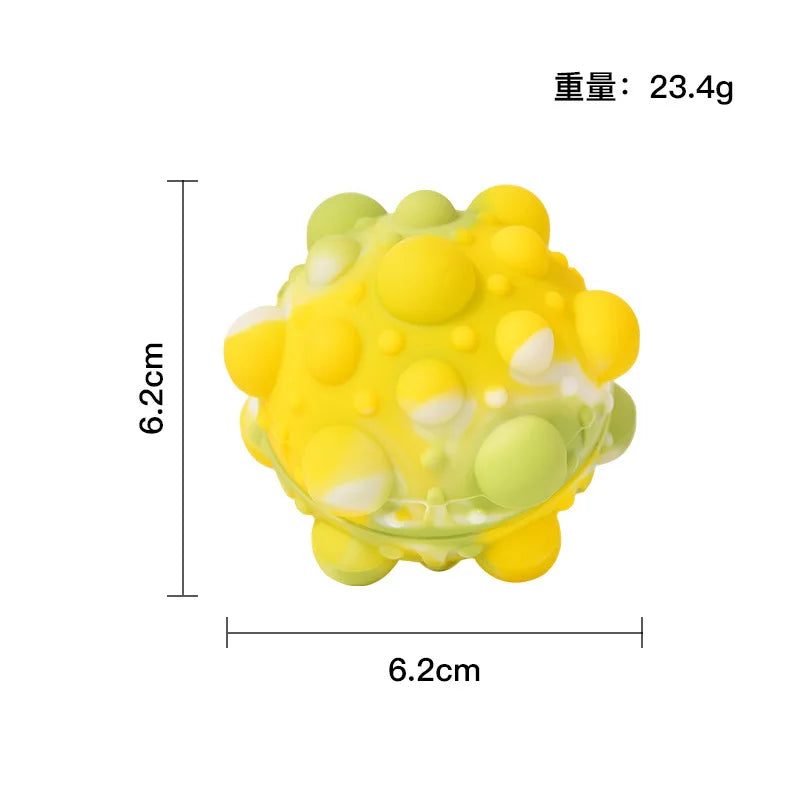 15 Exclusive Styles Pops 3D Fidget Toys Ball New anti Stress Kawaii Figet Kids Toys 3D Fidget Toys Stress Ball Kids Toys