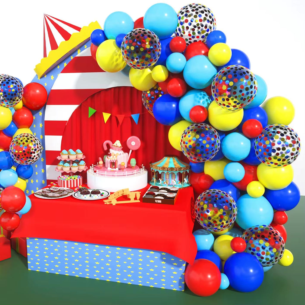 1Set Cartoon Clown Plim Foil Balloons Set Children 45X70Cm Plim Plip Party Clown Decorations Kids Toys Baby Shower Air Globos