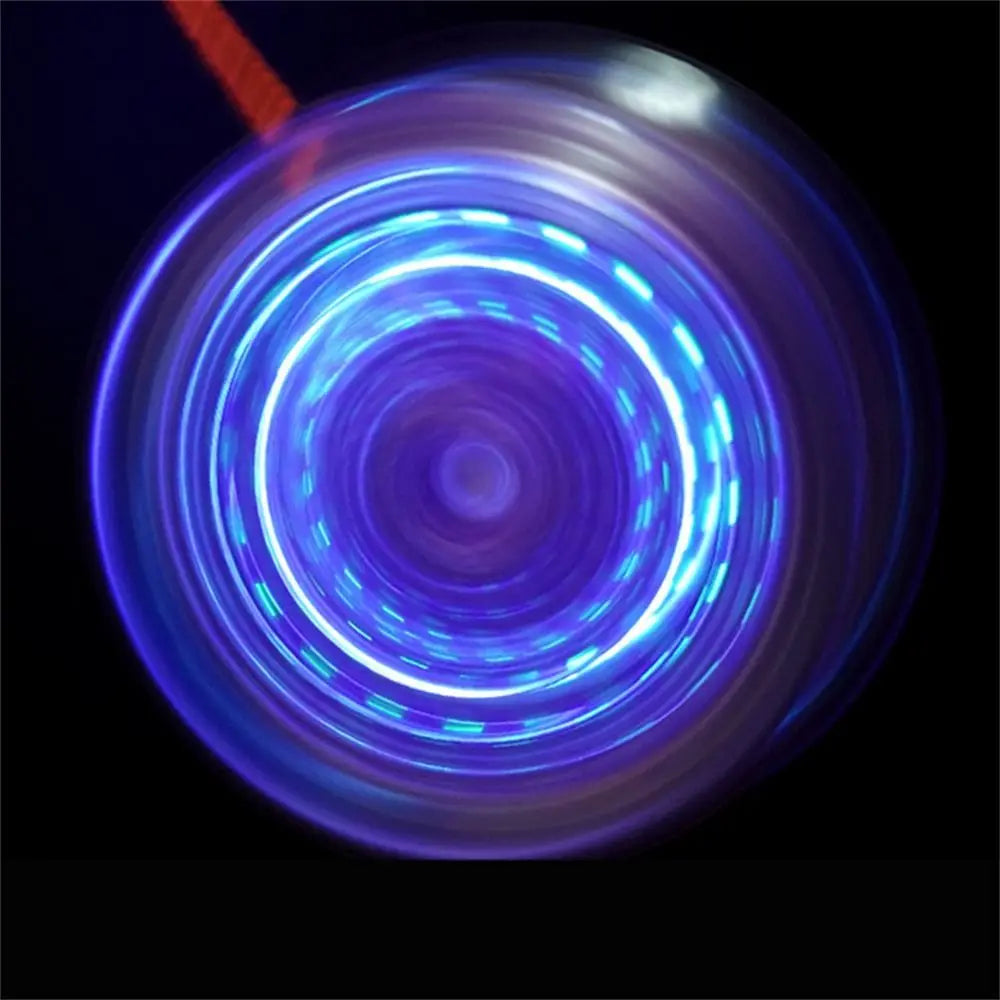 Professional Magic Yoyo Aluminum Metal Boy Toys High Speed Bearings Special Props Luminous Yoyo Adult Interesting Toy Gift 1Pc