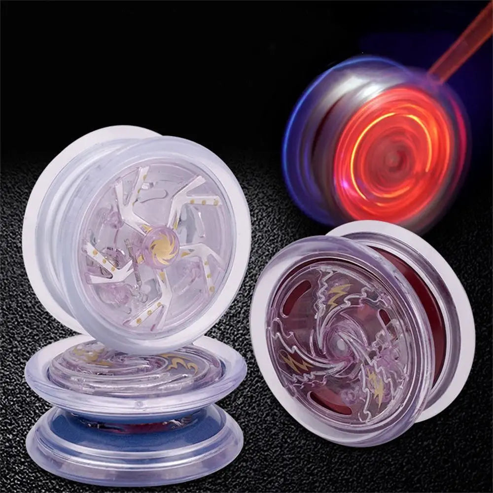Professional Magic Yoyo Aluminum Metal Boy Toys High Speed Bearings Special Props Luminous Yoyo Adult Interesting Toy Gift 1Pc