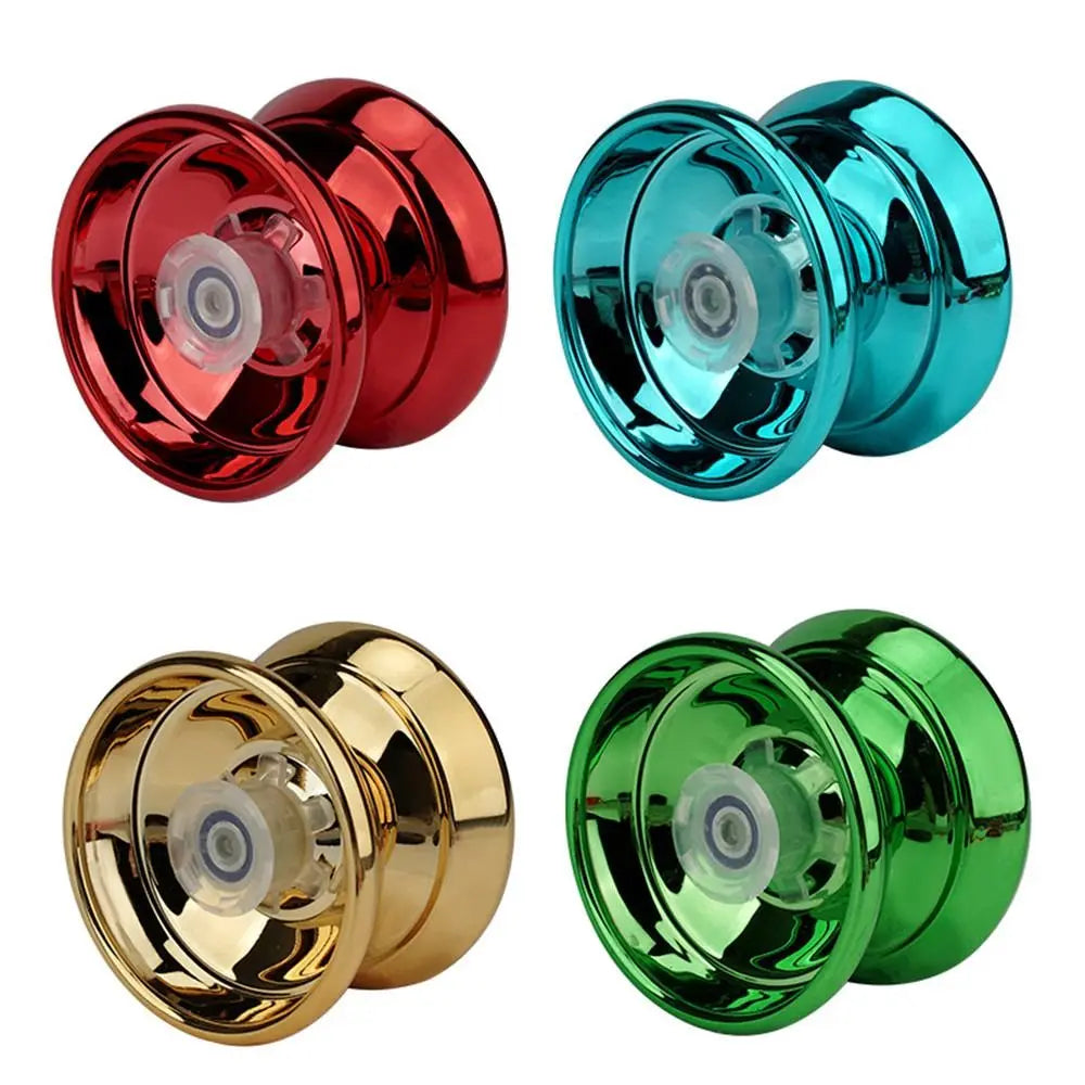 Professional Magic Yoyo Aluminum Metal Boy Toys High Speed Bearings Special Props Luminous Yoyo Adult Interesting Toy Gift 1Pc