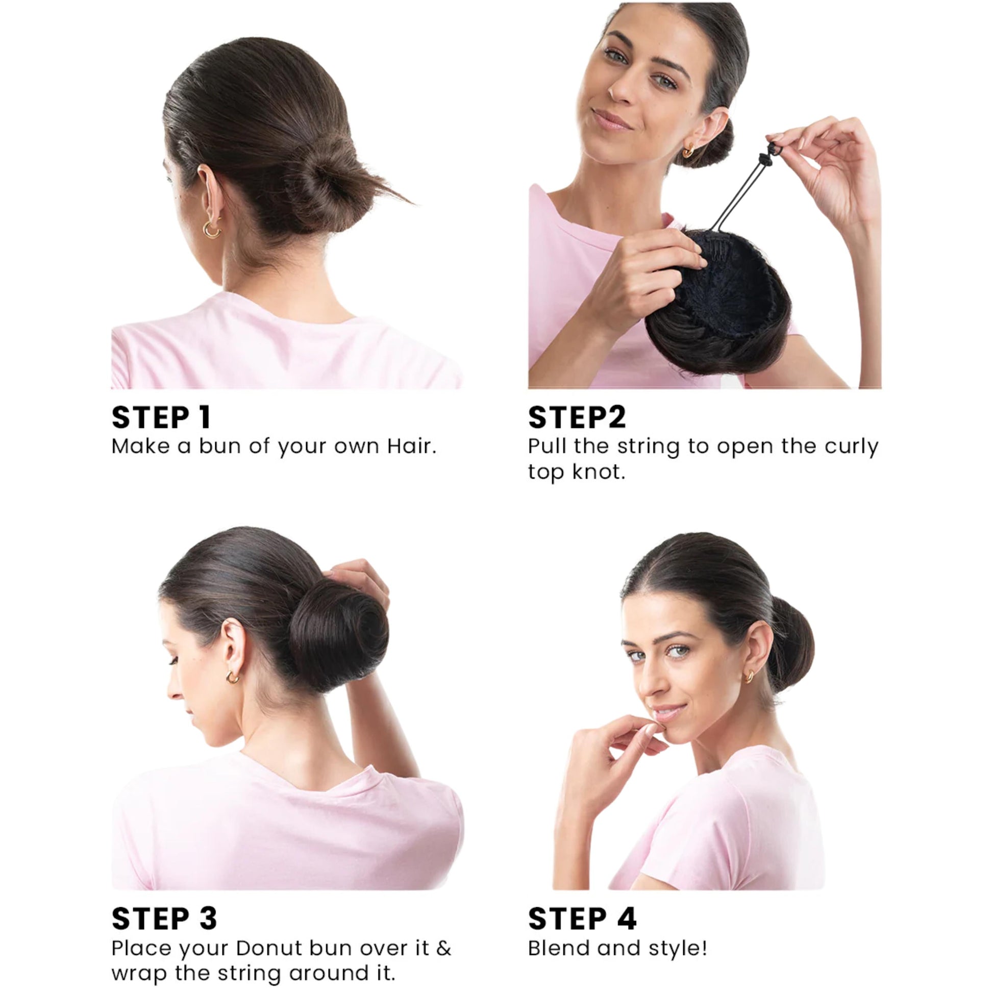 Doughnut Bun Hair Accessory