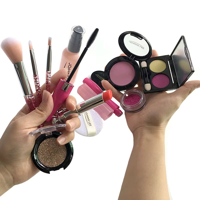 Kids Toys Simulation Cosmetics Set Pretend Makeup Toys Girls Play House Simulation Blinger Makeup Girls Play Bling Cosmetic Toy